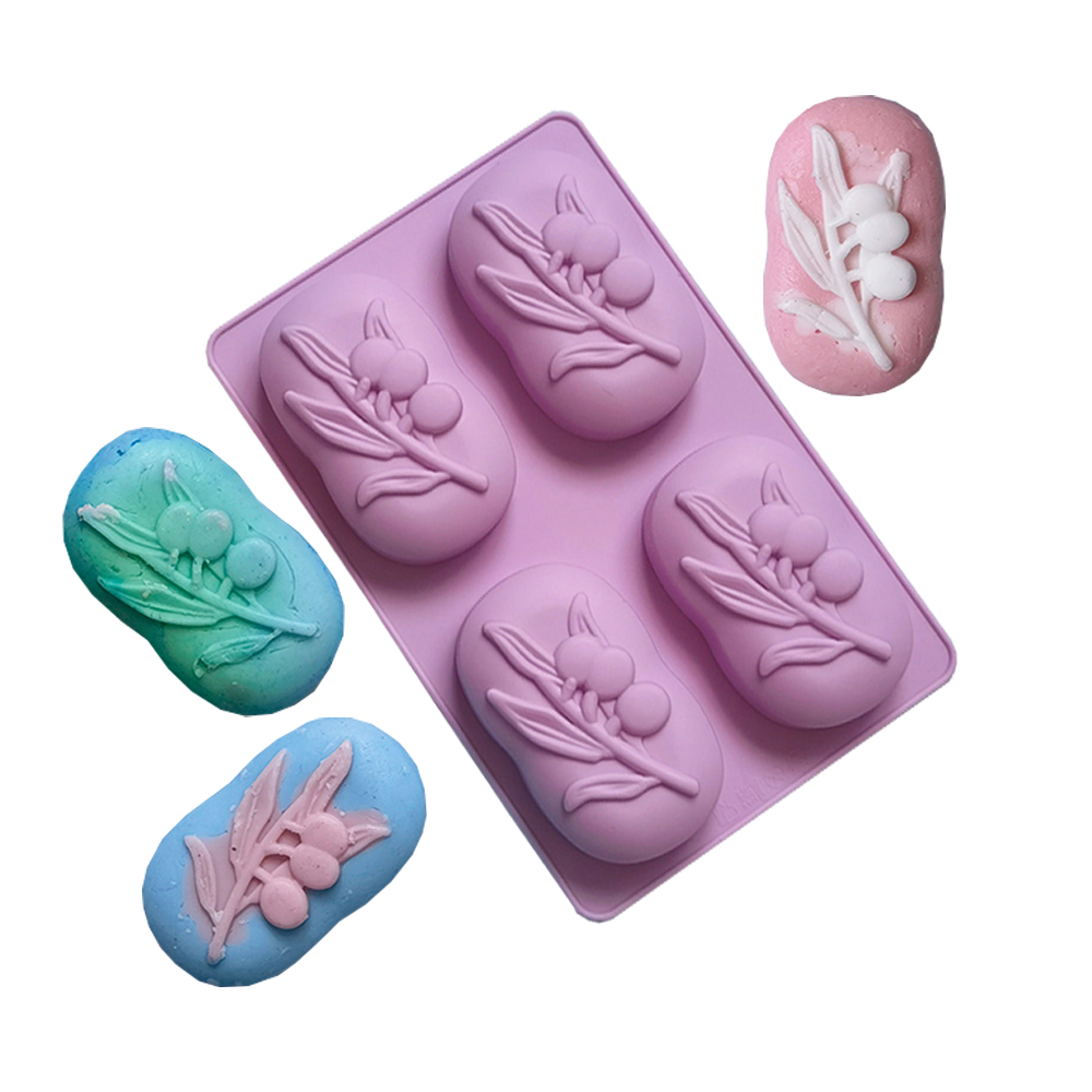 4 Cavities Oval Olive Tree Sil - огляд і ціна Candle Supplies Kit