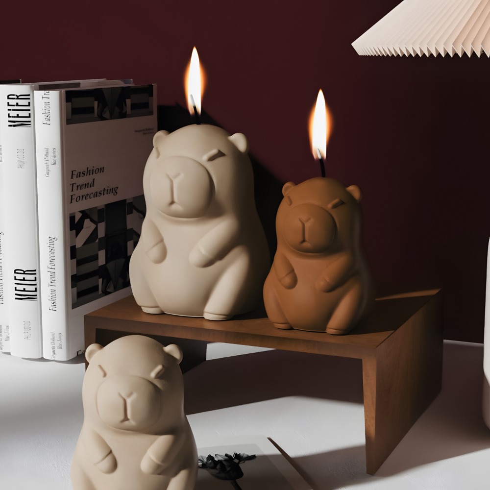 Standing Capybara Scent Candle - огляд і ціна Candle Supplies Tins
