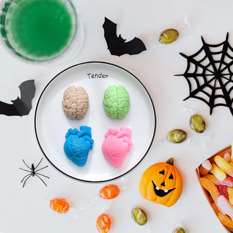 Human Brain And Heart Silicone - огляд і ціна Candle Supplies Tins
