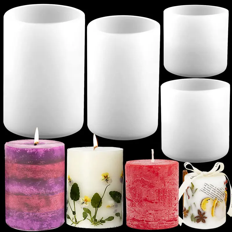 Cylinder Silicone Candle Molds - огляд і ціна Candle Supplies Tins