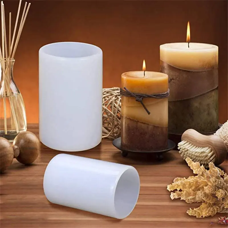 Cylinder Silicone Candle Molds - огляд і ціна Candle Supplies Tins