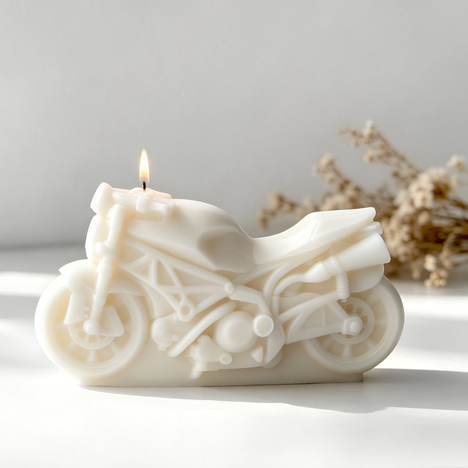 Motorcycle Design Candle Silic - огляд і ціна Candle Supplies Tins