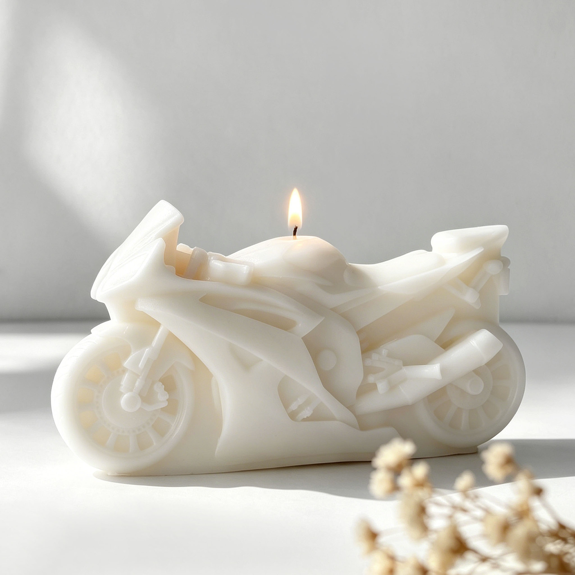 Motorcycle Design Candle Silic - огляд і ціна Candle Supplies Tins