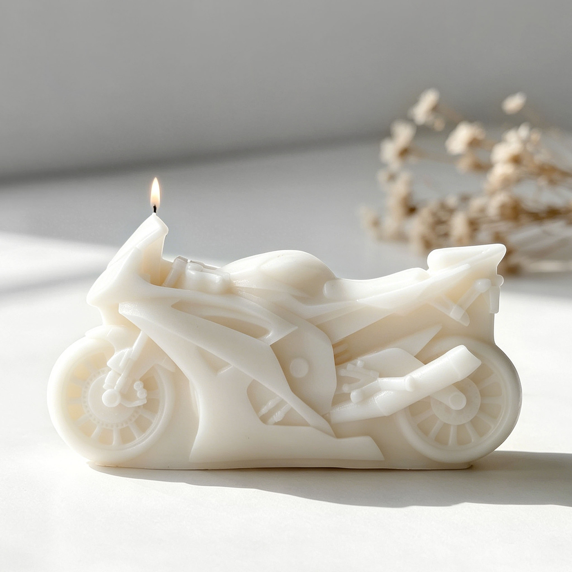 Motorcycle Design Candle Silic - огляд і ціна Candle Supplies Tins