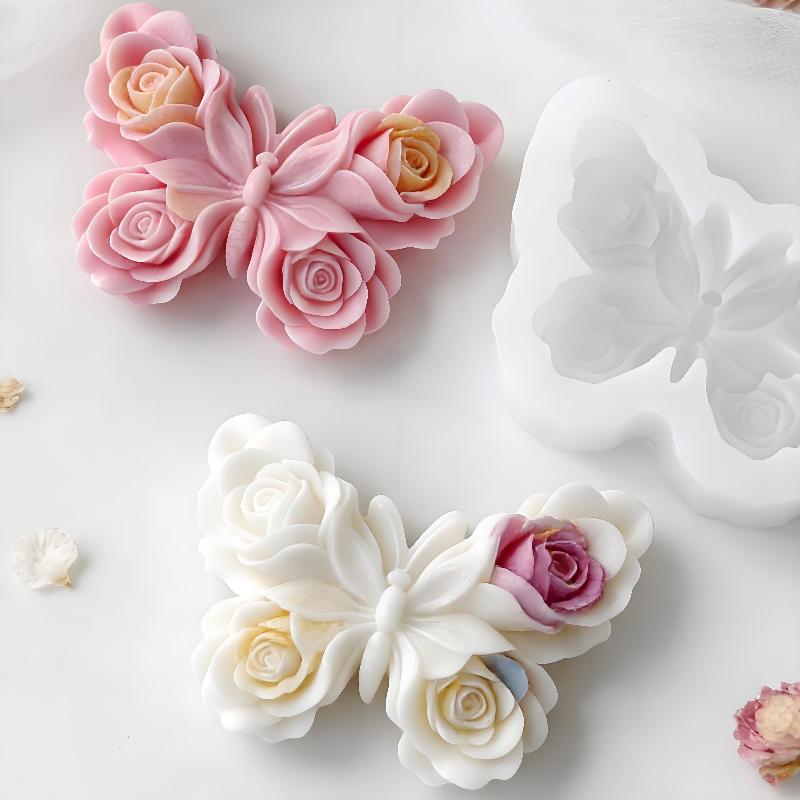 DIY Rose Butterfly Form Silico - огляд і ціна Candle Supplies Tins