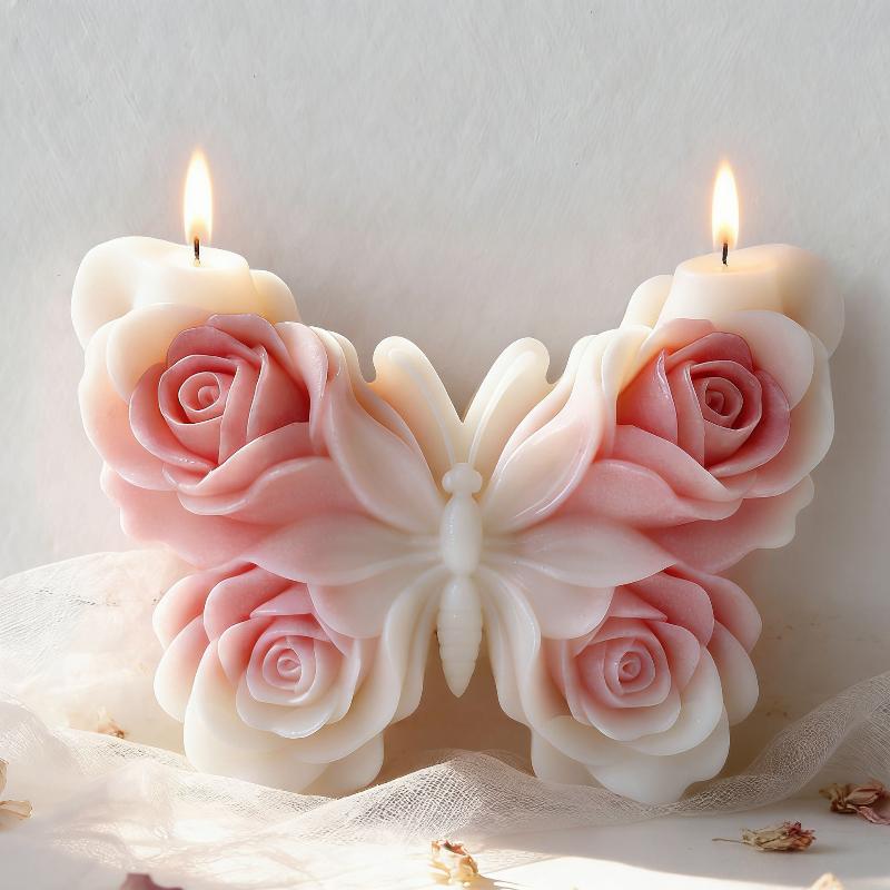 DIY Rose Butterfly Form Silico - огляд і ціна Candle Supplies Tins