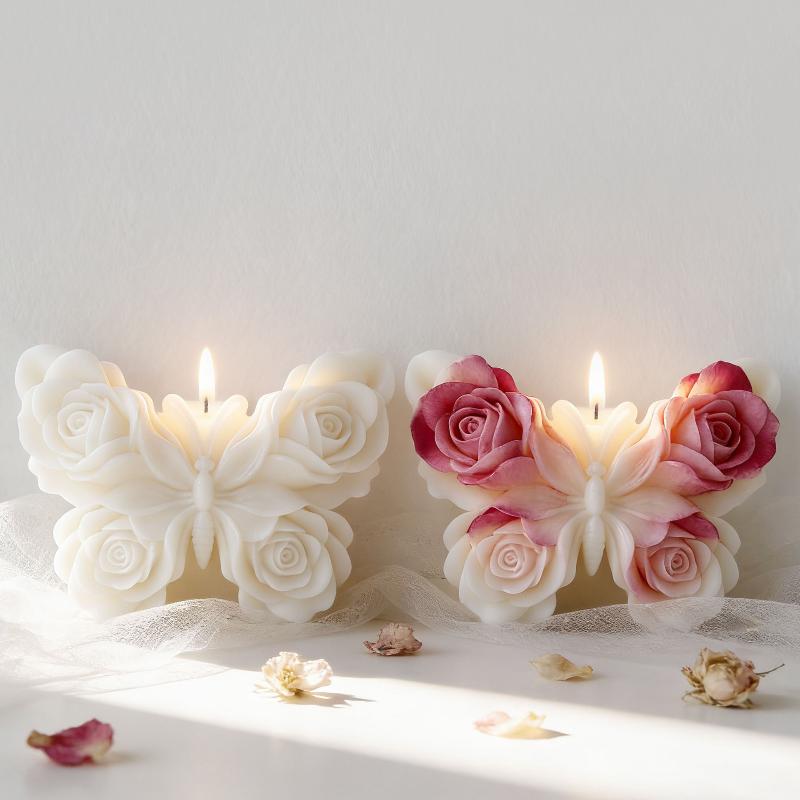 DIY Rose Butterfly Form Silico - огляд і ціна Candle Supplies Tins