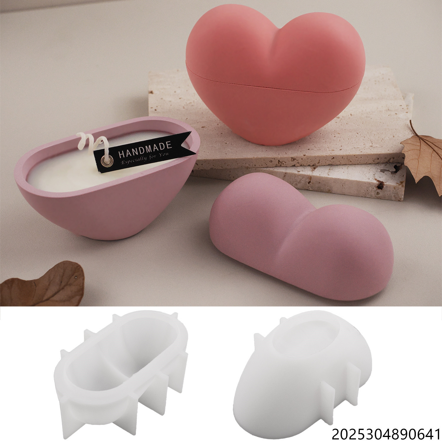 DIY Heart Shape Candle Jar Sil - огляд і ціна Candle Vessel Supplies