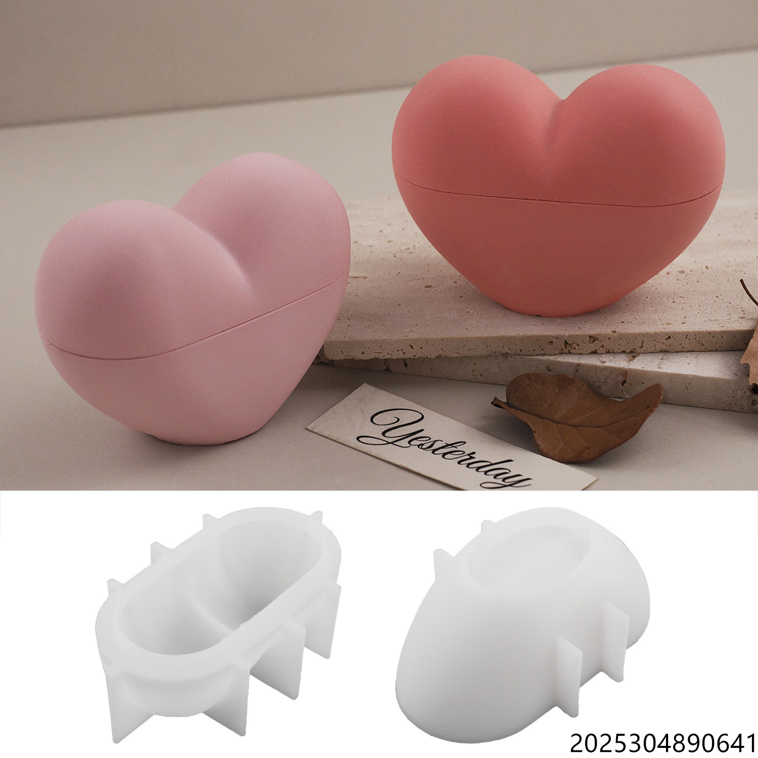 DIY Heart Shape Candle Jar Sil - огляд і ціна Candle Vessel Supplies